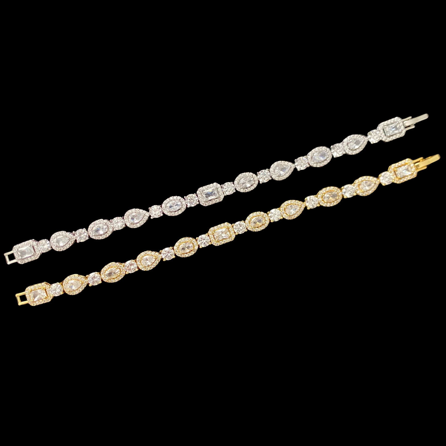 Blizzard Row Chain Bracelet