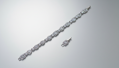 Blizzard Row Chain Bracelet