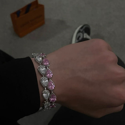 Frosted Glacial Drops Bracelet