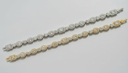 Blizzard Row Chain Bracelet