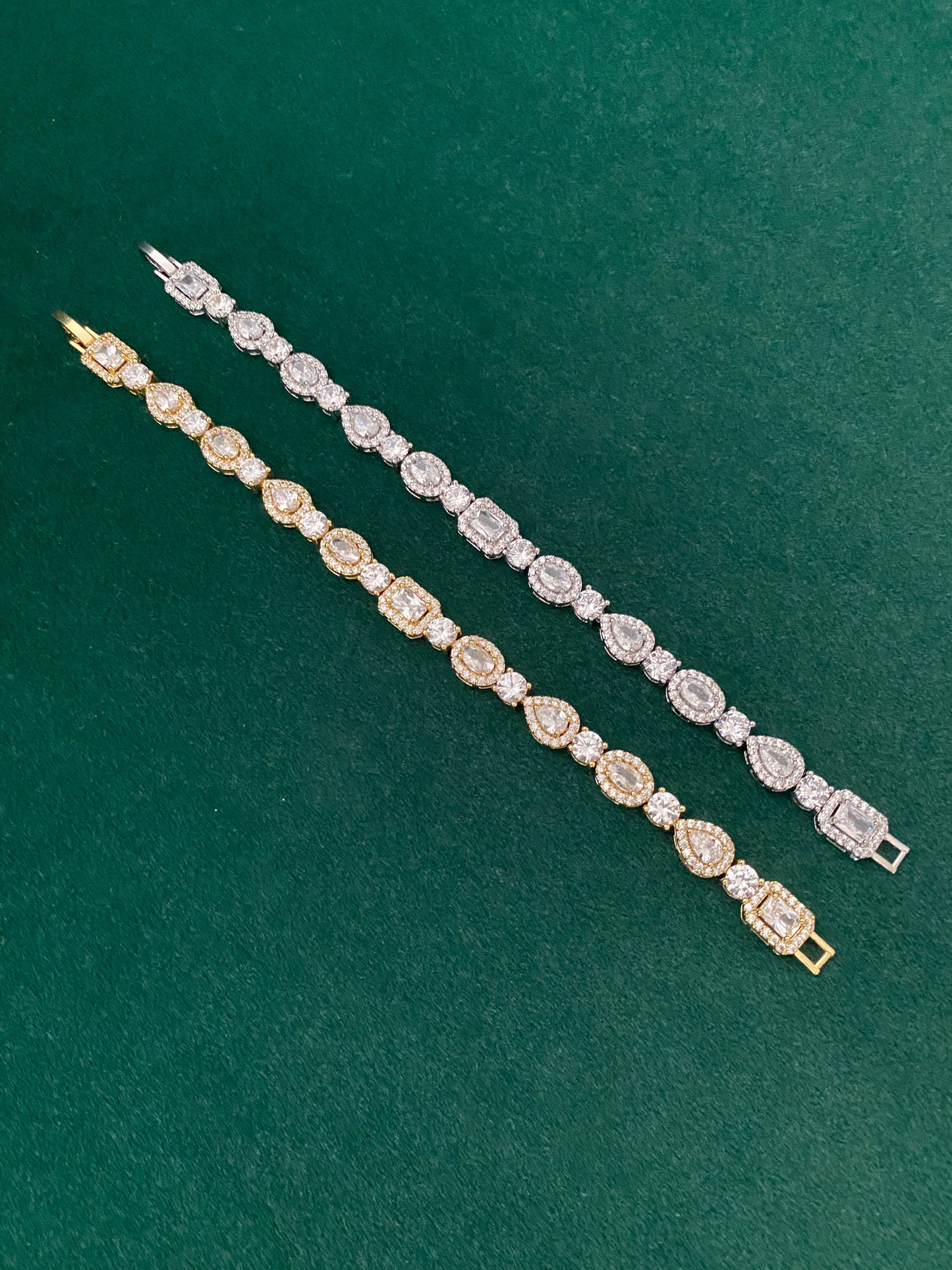 Blizzard Row Chain Bracelet